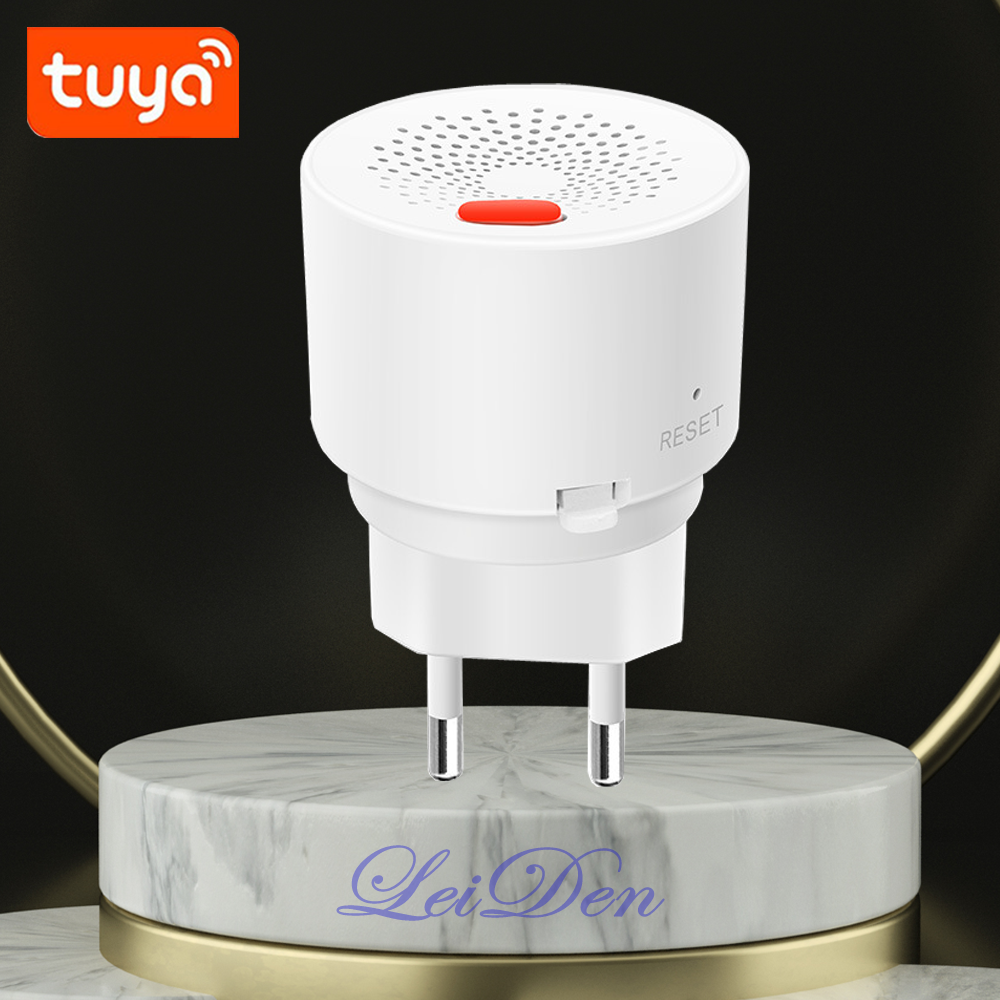 Tuya涂鸦智能可燃气体传感器WiFi插电式燃气泄漏ZigBee报警器联动