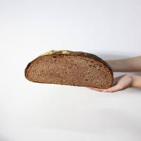 Steinofenbrot Grandma Rye Bread, oil-free, sugar-free, half vegetarian thumbnail 2