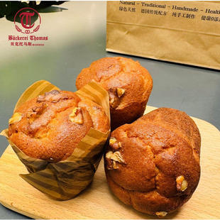 新鲜香蕉核桃麦芬马芬 Fresh Banana&Walnut Muffin 3pcs 65g/pcs