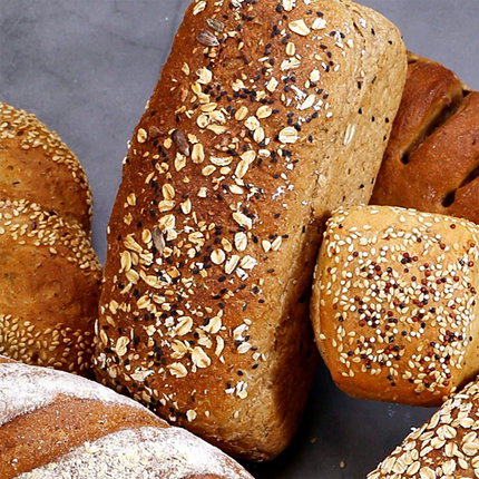 德国多谷物黑麦酸包无油无糖无蛋无奶素食Multigrainryebread500g