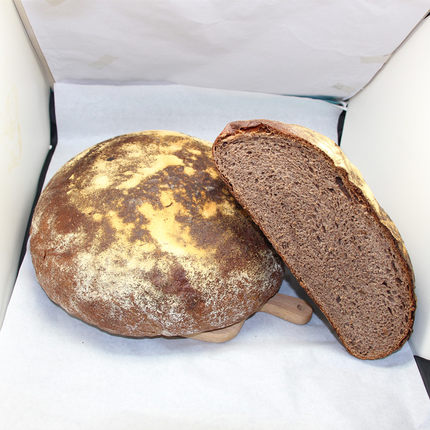 祖母黑麦面包Steinofenbrot Grandma Rye Bread无油无糖half素食