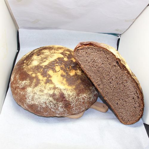 祖母黑麦面包Steinofenbrot Grandma Rye Bread无油无糖half素食