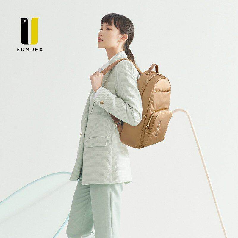 Sumdex森泰斯女士商务休闲尼龙NON-783双肩背包简约减压时尚高级