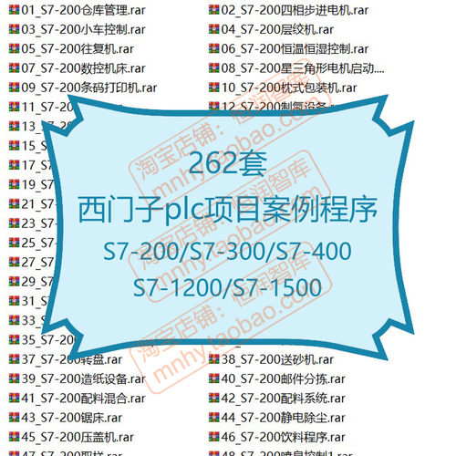 西门子plc项目案例程序S7-200例程S7-300例程400注释1200 1500