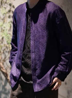 【再易】2026新款九紫碧海潮生香云纱桑蚕丝双穿衬衫ZY0581S-F188