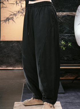 【再易】2025新款砾尘葡萄尼香云纱男士【白鹅绒】裤ZY0390K-F19