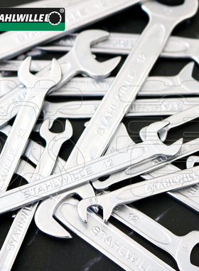 德国原装STAHLWILLE达威力小型开口扳手 超薄 3.2-14mm 12系列