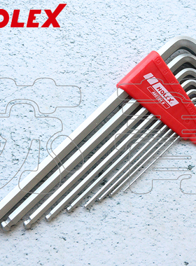 德国霍夫曼HOLEX 加长球头内六角扳手 9件套装 1.5-10mm 公制