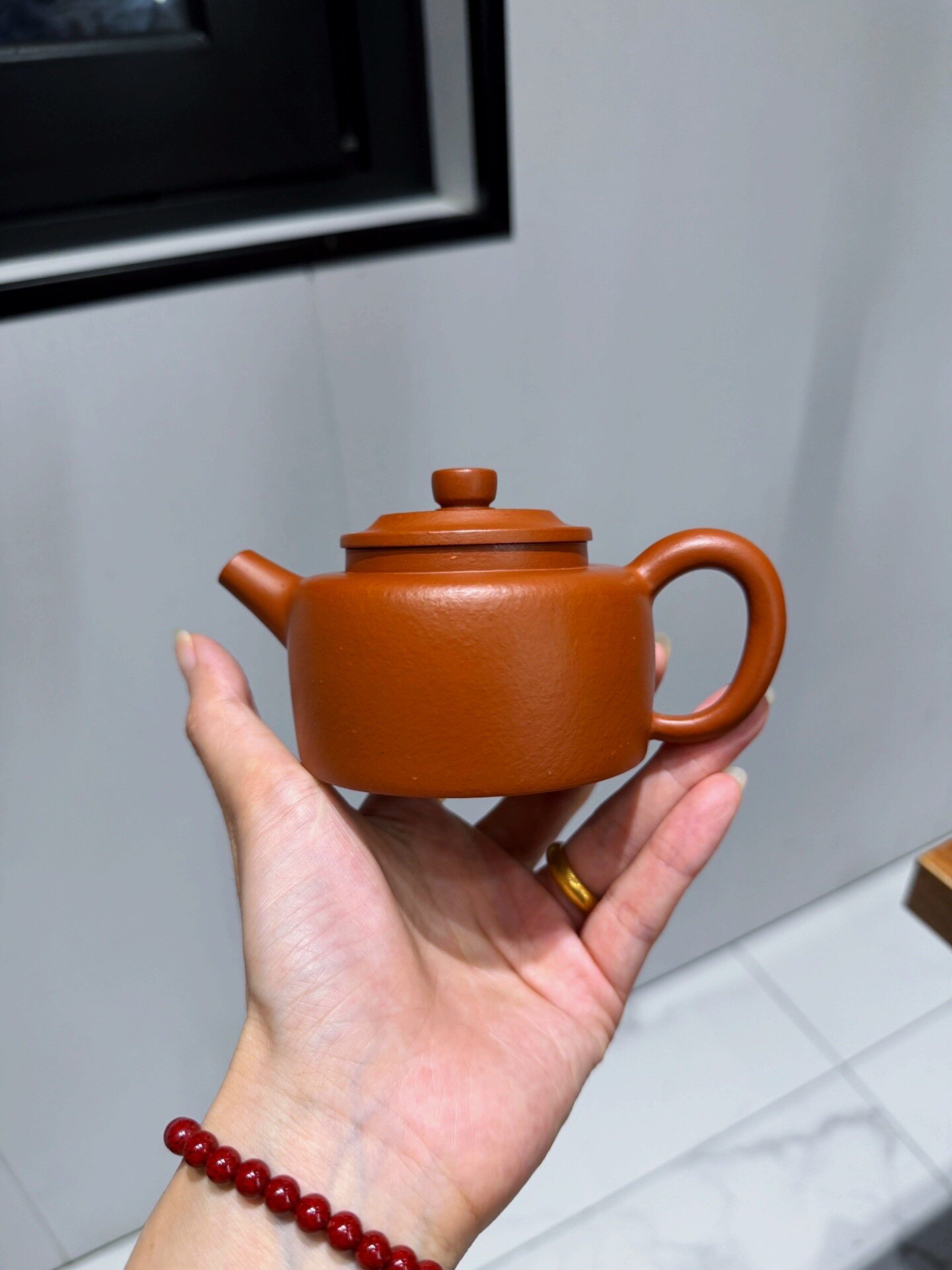 宜兴紫砂壶经典德钟壶原矿赵庄朱泥壶实力派全手工制容量190cc