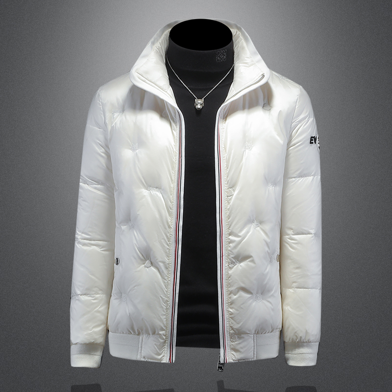 Y9578P3352024高端冬季90%白鸭绒立领羽绒服镂空控价385，男装羽绒服，钱塘6016-1(原3019)