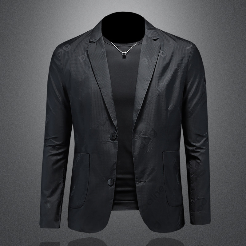 2026年新款男士修身西装大码西服钱塘3019X6729P160镂空，男装西服，钱塘6016-1(原3019)