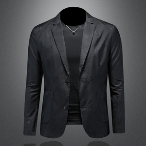 2026年新款男士修身西装大码西服 钱塘3019 X6729 P160 镂空，男装西服，钱塘6016-1(原3019)