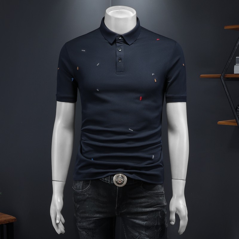 2025年新款短袖POLO衫钱塘3019-PL5122P75假模，男装T恤，钱塘6016-1(原3019)