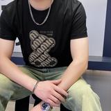 商标已注册2025年新款短袖T恤3019TX3002P75真模，男装T恤，钱塘6016-1(原3019)