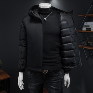 Y9589 P320 2024高端冬季90%白鸭绒连帽羽绒服  假模 355图片