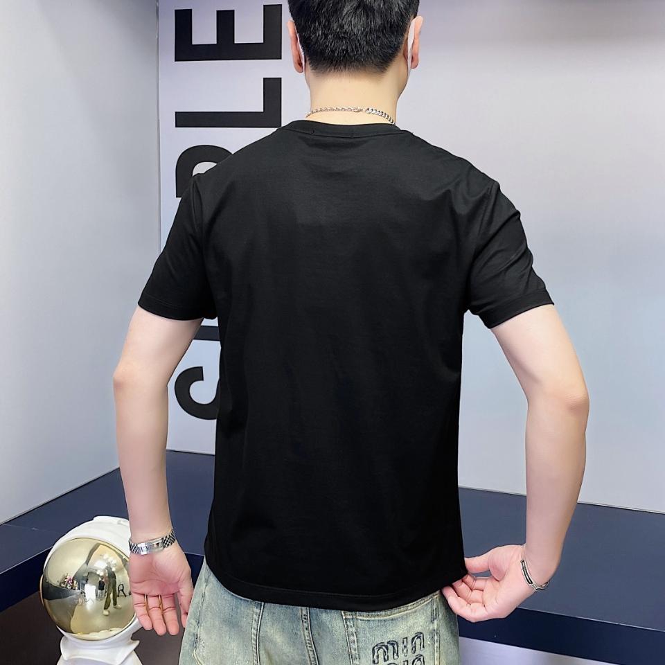 商标已注册2025年新款短袖T恤3019TX3002P75真模,男装T恤,钱塘6016-1(原3019)