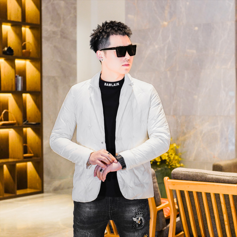 Y9590P2952024高端冬季90%白鸭绒刺绣西装领羽绒服真模控价405，男装羽绒服，钱塘6016-1(原3019)