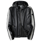 2026年新款印花翻领休闲夹克钱塘3019-JK9036P160平铺黑色，男装夹克，钱塘6016-1(原3019)