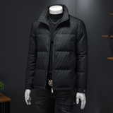 Y971P3352025高端冬季90%白鸭绒立领提花羽绒服假模365，男装羽绒服，钱塘6016-1(原3019)