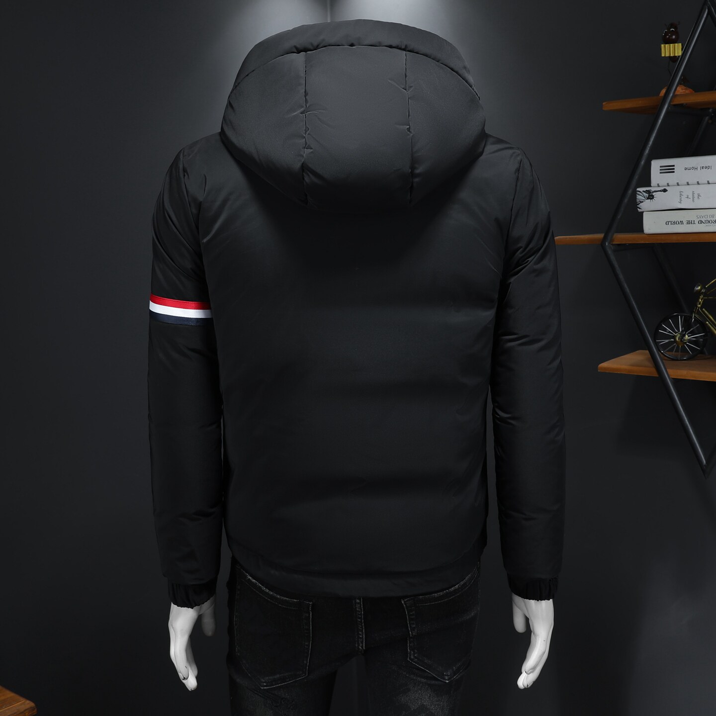 Y9867P3202025年高品质百分之90白鸭绒连帽羽绒服QT3019假模,男装羽绒服,钱塘6016-1(原3019)