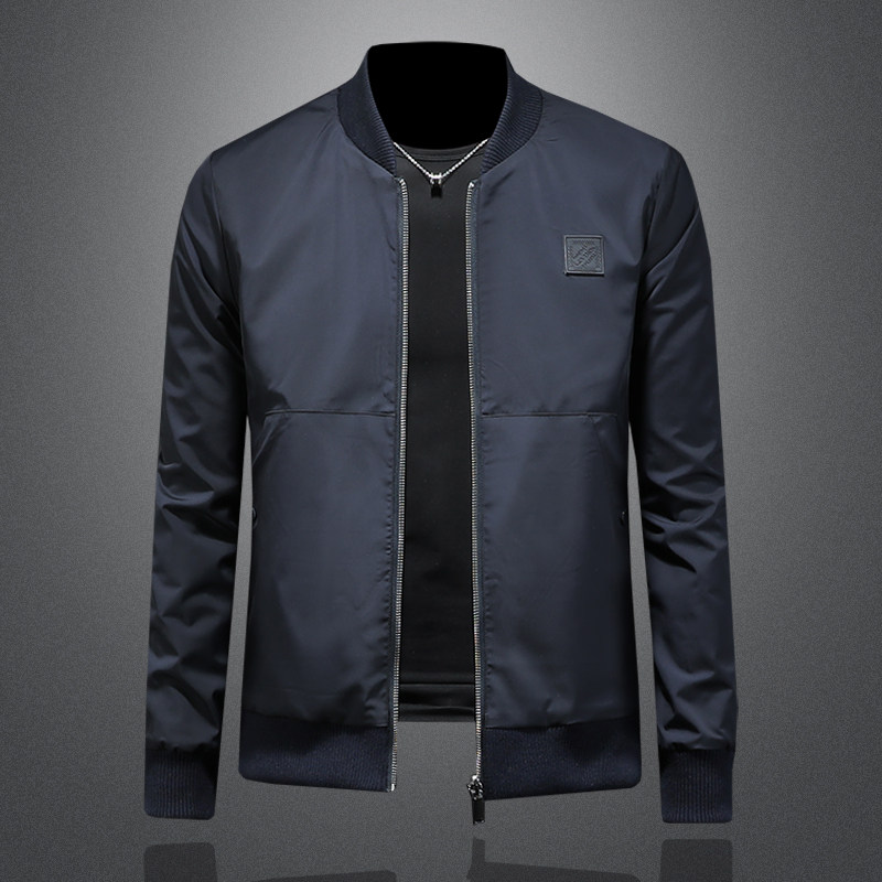 两面穿2026年新款圆领休闲夹克钱塘3019-JK9302P155商标已注册，男装夹克，钱塘6016-1(原3019)