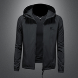 2026年新款连帽休闲夹克钱塘3019-JK9301P145镂空，男装夹克，钱塘6016-1(原3019)