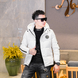 Y9579P3502024高端冬季90%白鸭绒亮面连帽羽绒服真模395，男装羽绒服，钱塘6016-1(原3019)