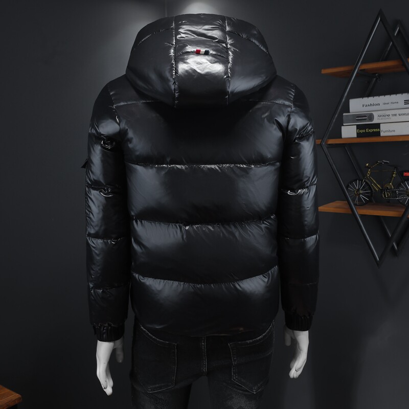 Y9571P3302024高端冬季90%白鸭绒亮面连帽羽绒服假模365,男装羽绒服,钱塘6016-1(原3019)