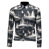 2026年新款长袖衬衫青春大码修身衬衣钱塘30199778P85镂空，男装衬衫，钱塘6016-1(原3019)