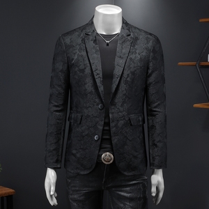 2026年新款男士修身西装大码西服 钱塘3019 X6726 P160 假模，男装西服，钱塘6016-1(原3019)