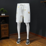 2025年夏季新款休闲短裤钱塘3019DK1001P90假模，男装牛仔裤，钱塘6016-1(原3019)