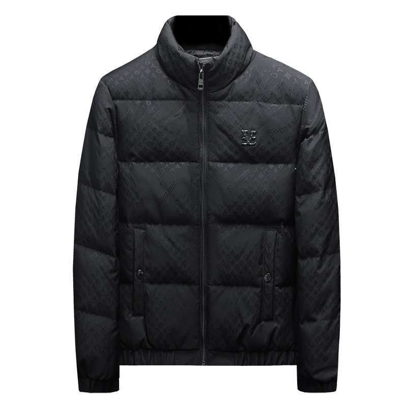 Y9560P3302024高端冬季90%白鸭绒提花立领羽绒服沙发385,男装羽绒服,钱塘6016-1(原3019)