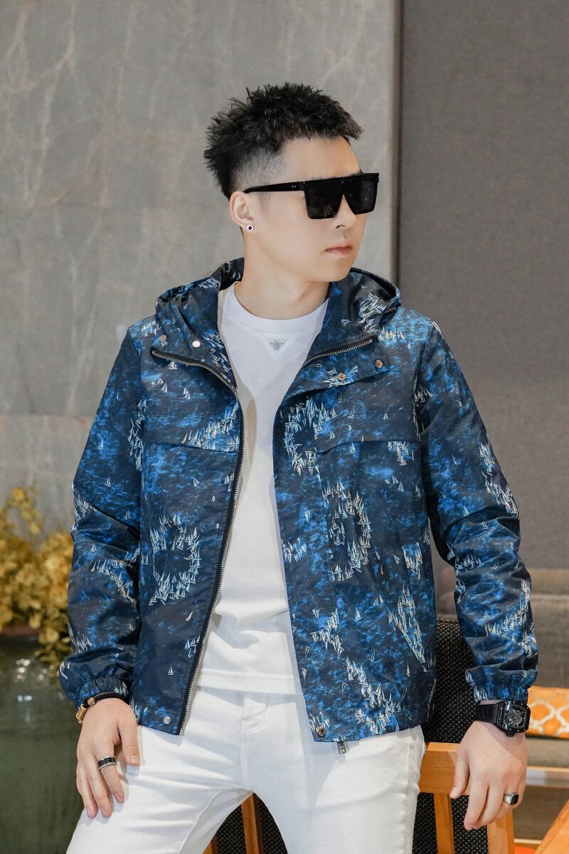 2026年新款连帽休闲夹克钱塘3019-JK9303P140真模商标已注册,男装夹克,钱塘6016-1(原3019)