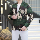 2025年新款男士修身西装大码西服钱塘3019X6725P160真模，男装西服，钱塘6016-1(原3019)