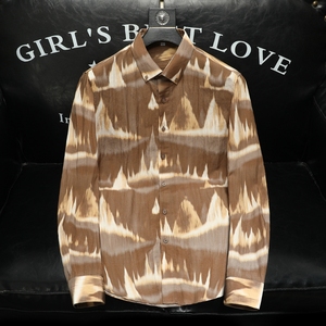 2026年新款长袖衬衫青春大码修身衬衣 钱塘3019 9778 P85 沙发，男装衬衫，钱塘6016-1(原3019)