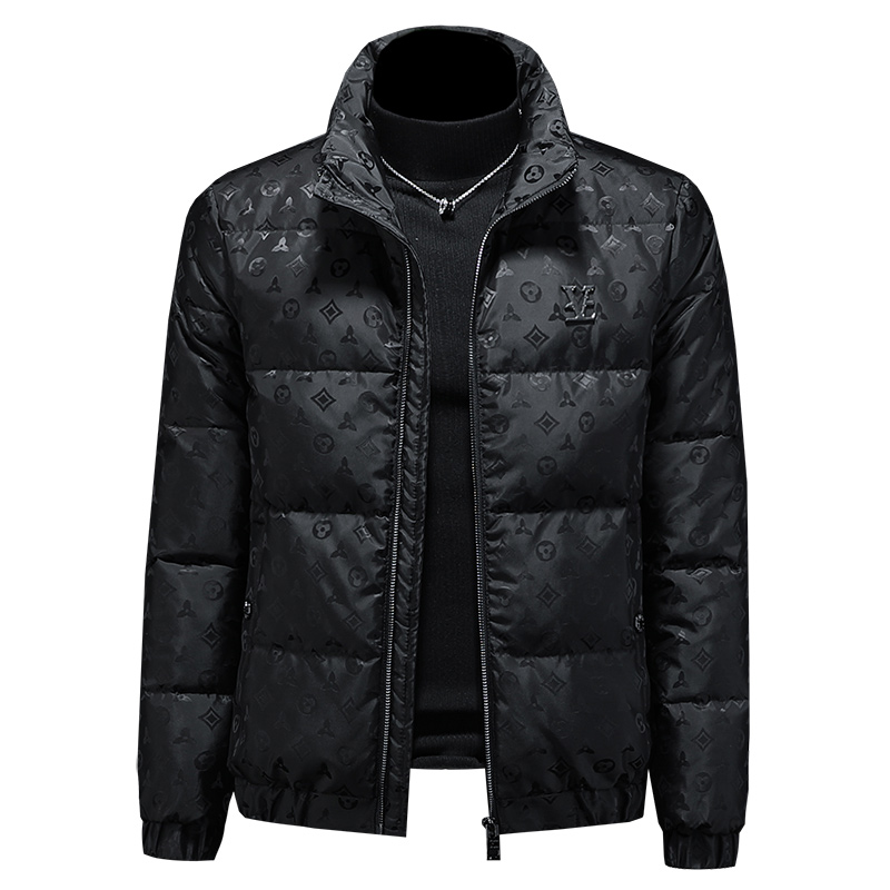 Y9817P3002025高端冬季90%白鸭绒提花立领羽绒服假模335，男装羽绒服，钱塘6016-1(原3019)