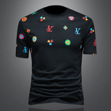 微阔2025年新款高品质纯棉短袖T恤钱塘3019TX0077P78，男装T恤，钱塘6016-1(原3019)