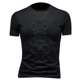 2025年新款短袖T恤钱塘3019TX3005P75镂空，男装T恤，钱塘6016-1(原3019)