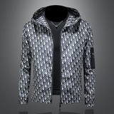 2026年新款连帽休闲夹克钱塘3019-JK9298P165镂空，男装夹克，钱塘6016-1(原3019)