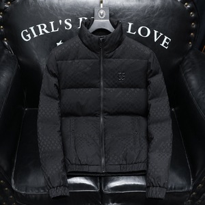 Y9560 P330 2024高端冬季90%白鸭绒提花立领羽绒服 沙发 385,男装羽绒服,钱塘6016-1(原3019)