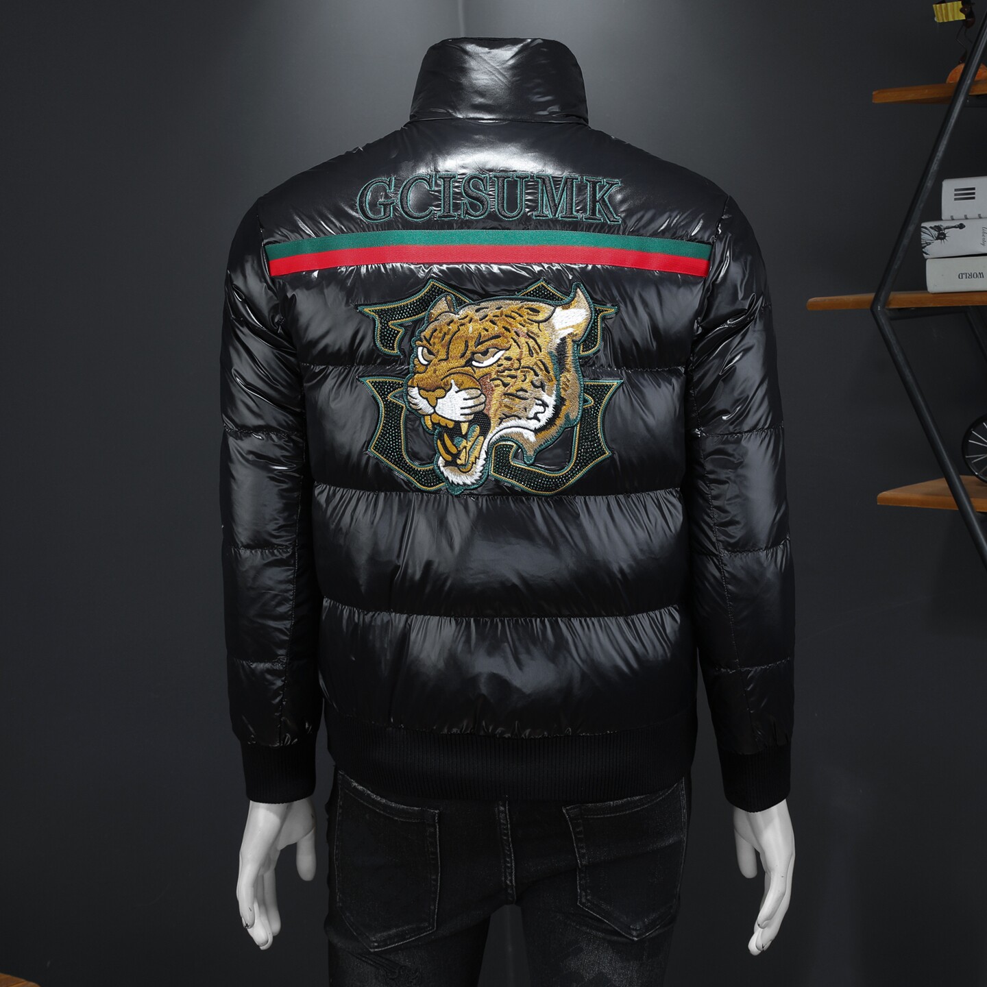 Y8087P3652025高端冬季90%白鸭绒立领绣花羽绒服假模395,男装羽绒服,钱塘6016-1(原3019)