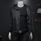 2026年新款连帽休闲夹克钱塘3019-JK9315P145假模，男装夹克，钱塘6016-1(原3019)