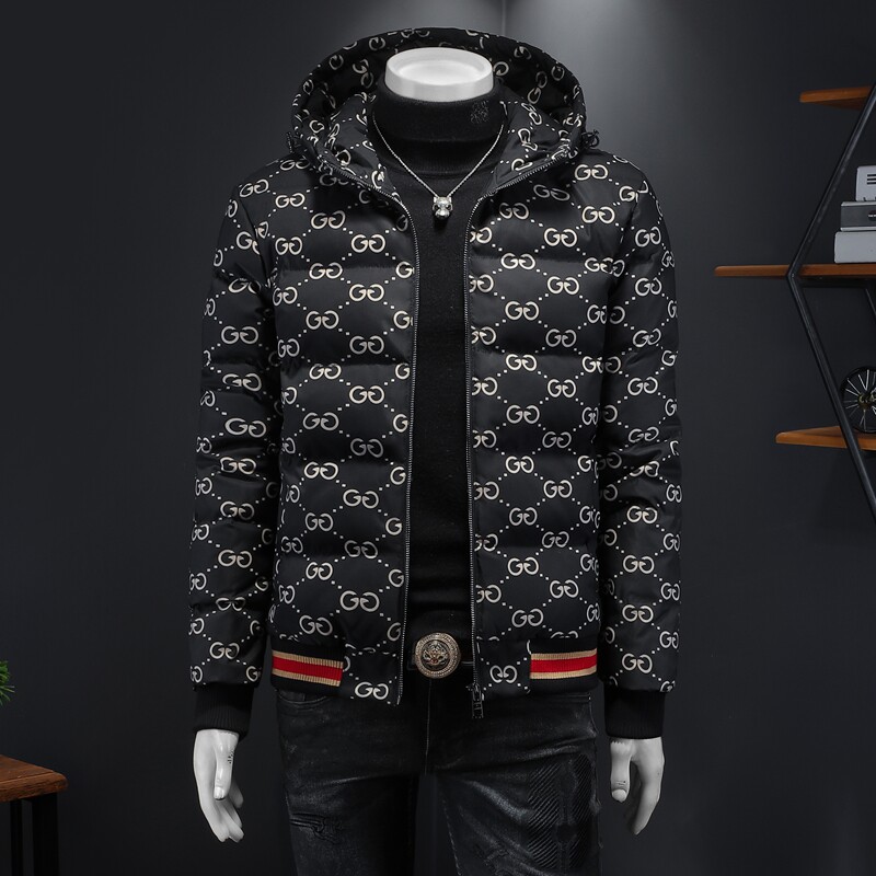 Y9911 P290 2023高端冬季90%白鸭绒连帽羽绒服 商标已注册图片