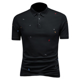 2025年新款短袖POLO衫钱塘3019-PL5122P75假模，男装T恤，钱塘6016-1(原3019)