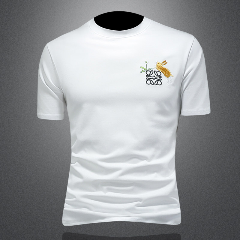 2026年新款微阔短袖T恤钱塘3019TX3076P75镂空，男装T恤，钱塘6016-1(原3019)