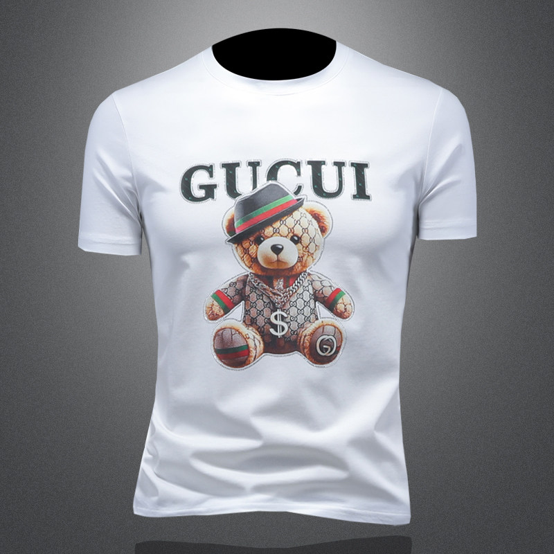 2025年新款短袖T恤钱塘3019TX3003P75镂空，男装T恤，钱塘6016-1(原3019)