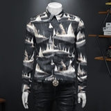 2026年新款长袖衬衫青春大码修身衬衣钱塘30199778P85假模，男装衬衫，钱塘6016-1(原3019)