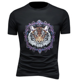 2025年新款短袖T恤钱塘3019TX3069P70，男装T恤，钱塘6016-1(原3019)