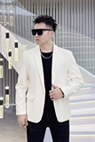 2026年新款高端纯色休闲小西装钱塘3019X6706P165真模，男装西服套装，钱塘6016-1(原3019)