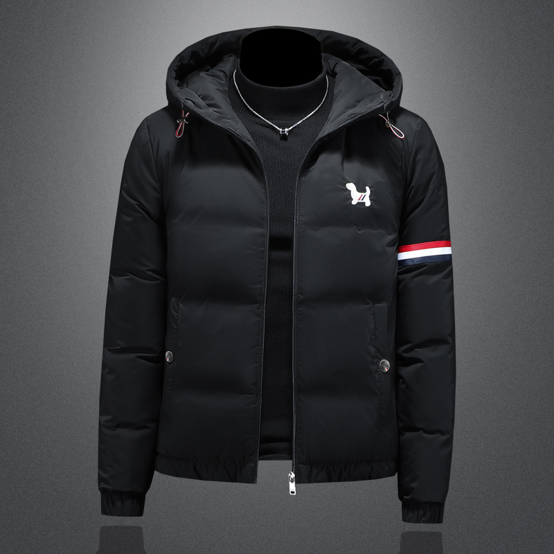 Y9867P3202025年高品质百分之90白鸭绒连帽羽绒服QT3019镂空，男装羽绒服，钱塘6016-1(原3019)